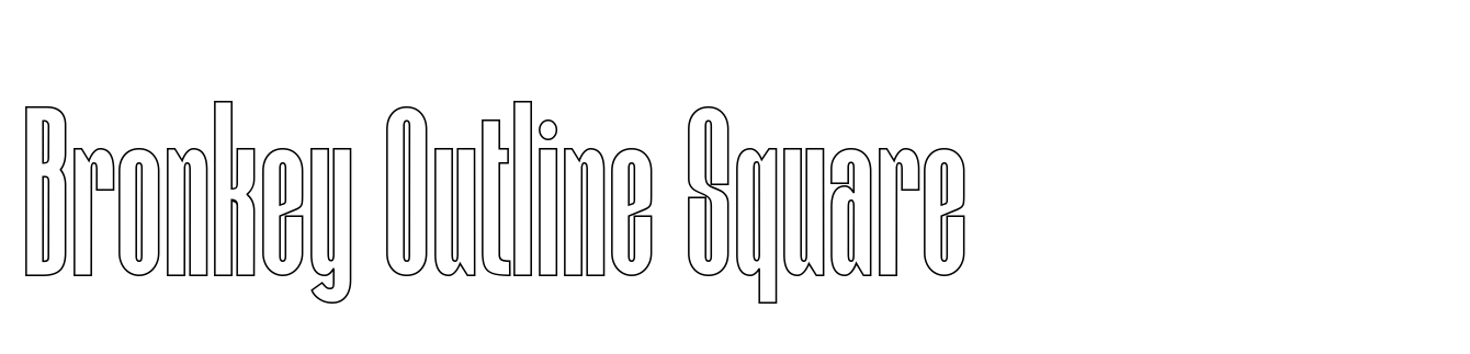 Bronkey Outline Square